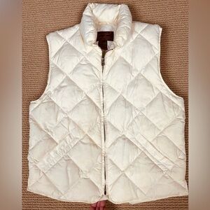 Eddie Bauer Quilted Puffer Goose Down Vest